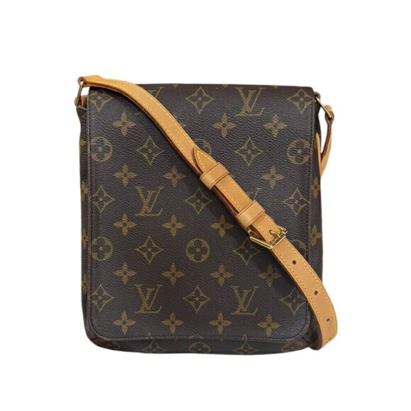 Louis Vuitton Handbags - LOUIS VUITTON Authentic Brown Monogram Canvas Shoulder Bag